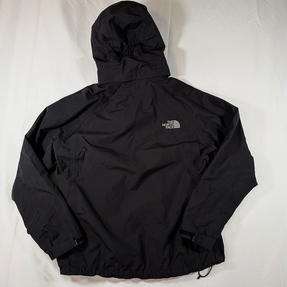The North Face HyVent Black Waterproof Hooded Rain Jacket Womens XL - Picture 10 of 12
